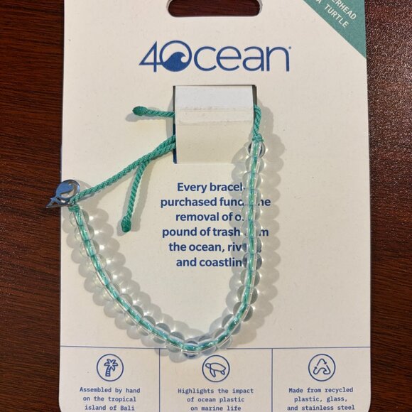 4Ocean Recycled Bracelet "Loggerhead Sea Turtle" - Picture 1 of 1